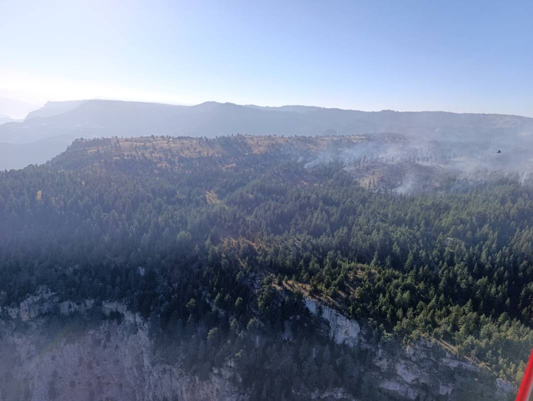 Konya dahil 5 il destek verdi, Ermenek yangını kontrol altında 4